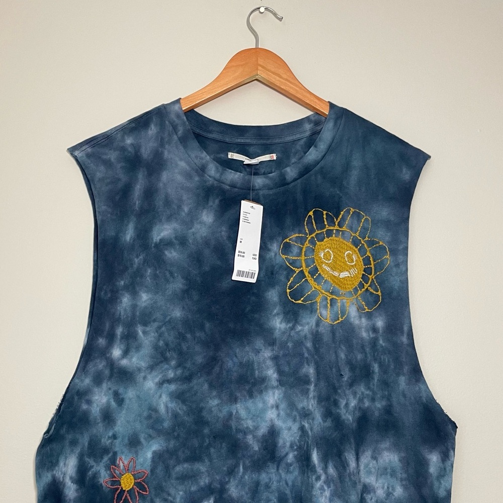 NWT Urban Outfitters Sunshine Tie Dye Muscle Tank - Picture 2 of 9